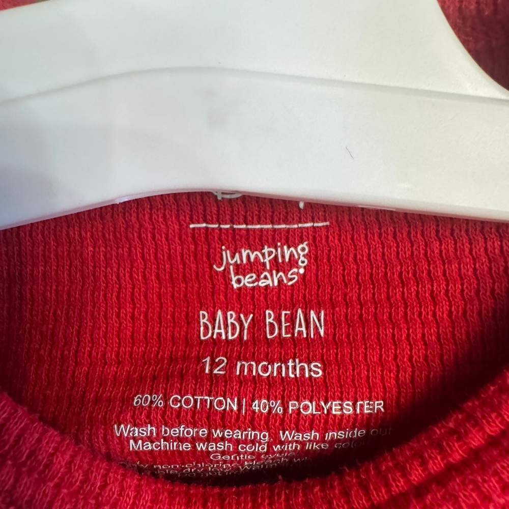 Disney Red Christmas One Piece onesie 12month - Picture 2 of 3